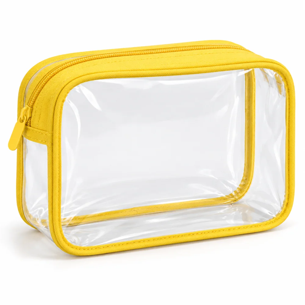 Clear zip pouch catalog image
