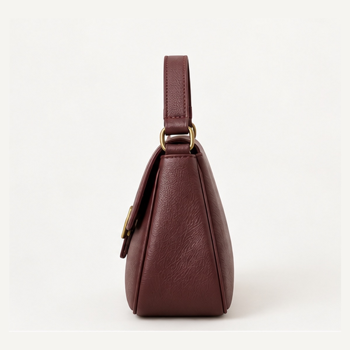 Bolsa de ombro em PU com aba, fivela e alça curta OEM ODM — Yunshengyuan listing image 1601980459536 view 3