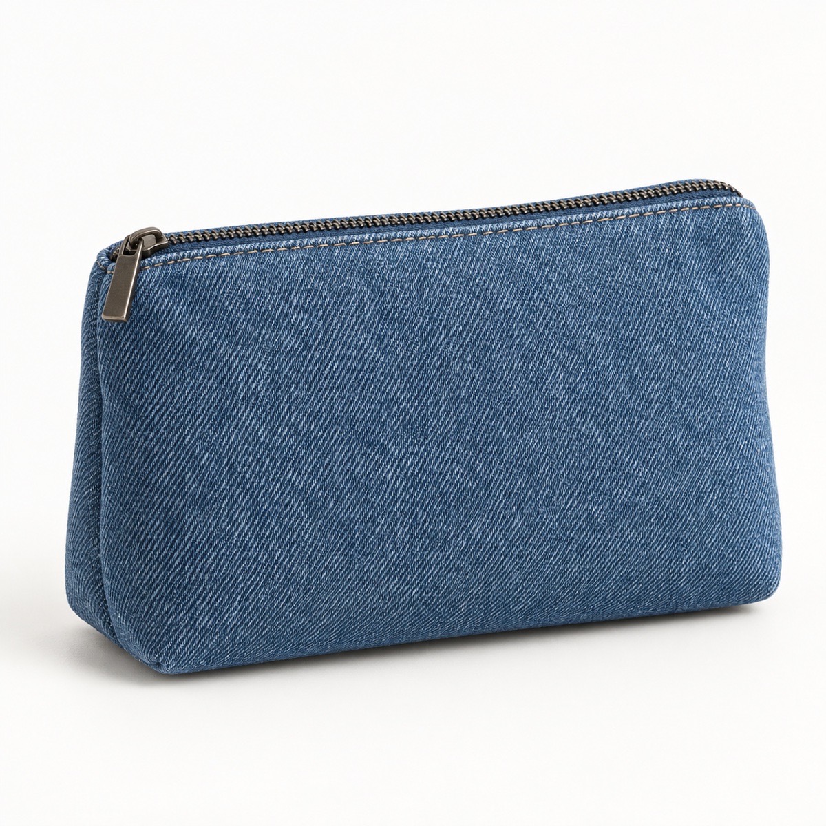Denim-Kosmetiktasche mit Reißverschluss · 1601988458193