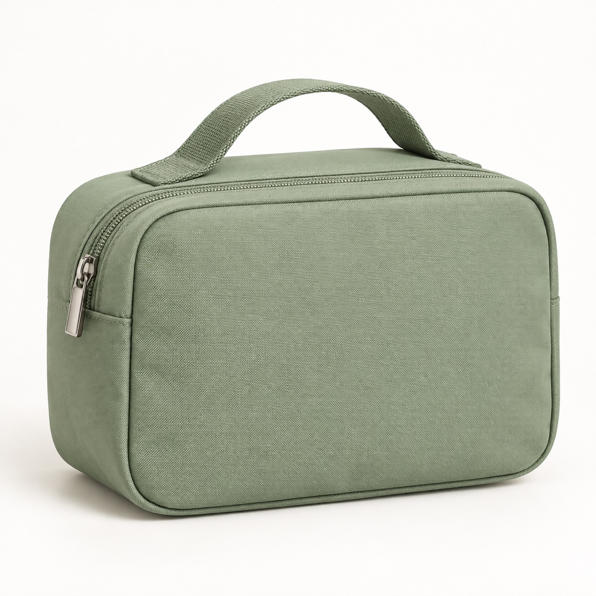 Necessaire cosmético pequeno de poliéster com alça e zíper OEM ODM · Necessaires cosméticos e de viagem product reference