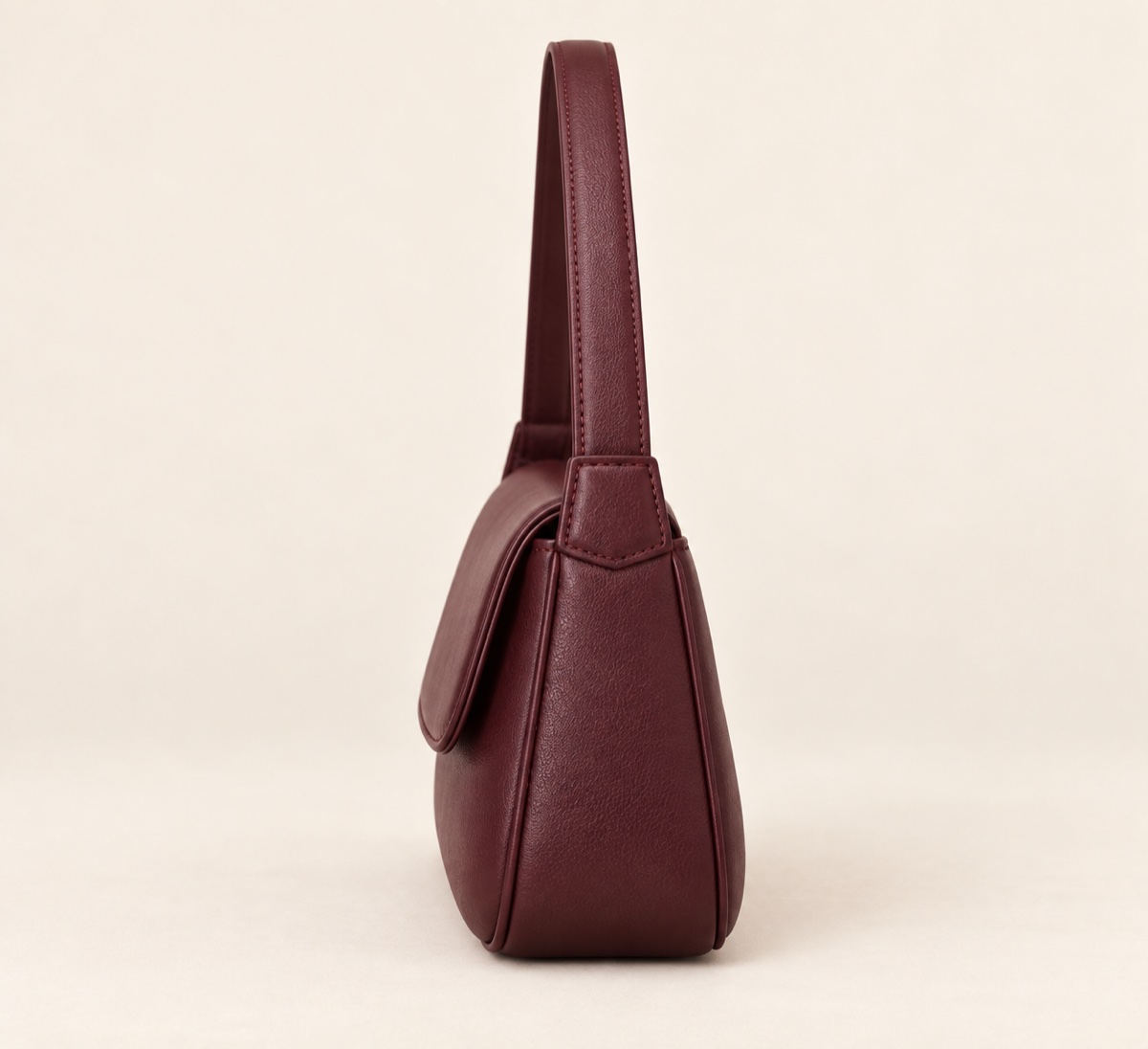 Bolso de hombro tipo clutch de PU con solapa y una correa OEM ODM — Yunshengyuan listing image 1601989014013 view 2