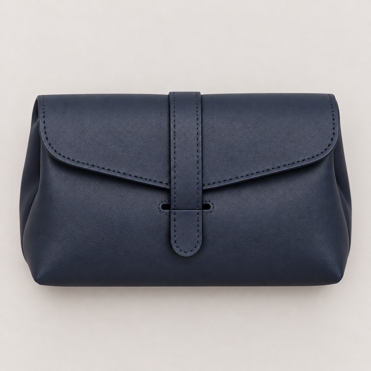 Supplier listing view 5 for Custom Navy PU No-Zipper Flap Cosmetic Pouch Travel Makeup Bag OEM ODM, Yunshengyuan product reference 1601989205677.
