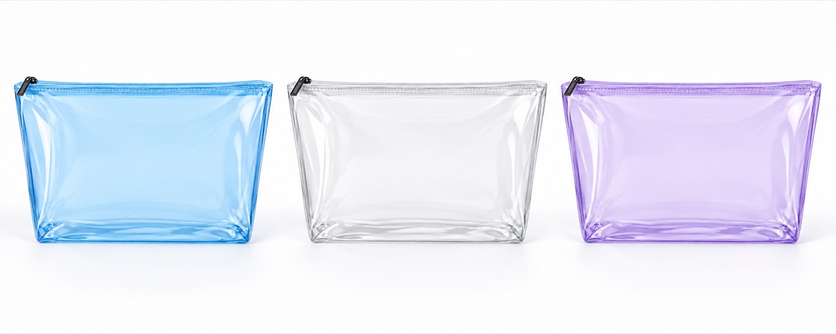 Necessaire cosmético transparente pequeno de TPU com zíper OEM ODM — Yunshengyuan listing image 1601989210251 view 6