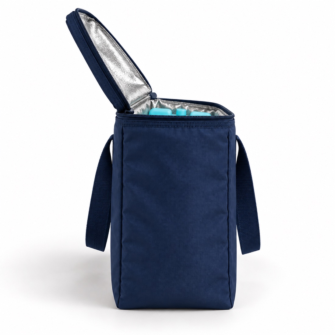 Side profile showing lining of cooler bag listing reference 1601988501732